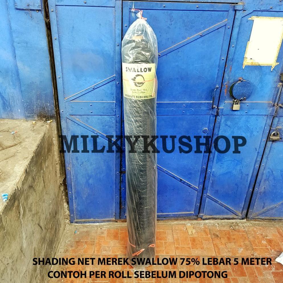 Paranet 75% Lebar 5 Meter Jual Per 1 Meter Shading Net Jaring Atap