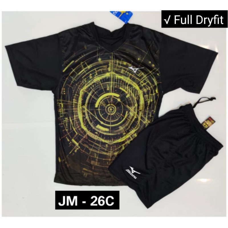 Celana voli mizuno jersey voli mizuno motif printing full dryfit