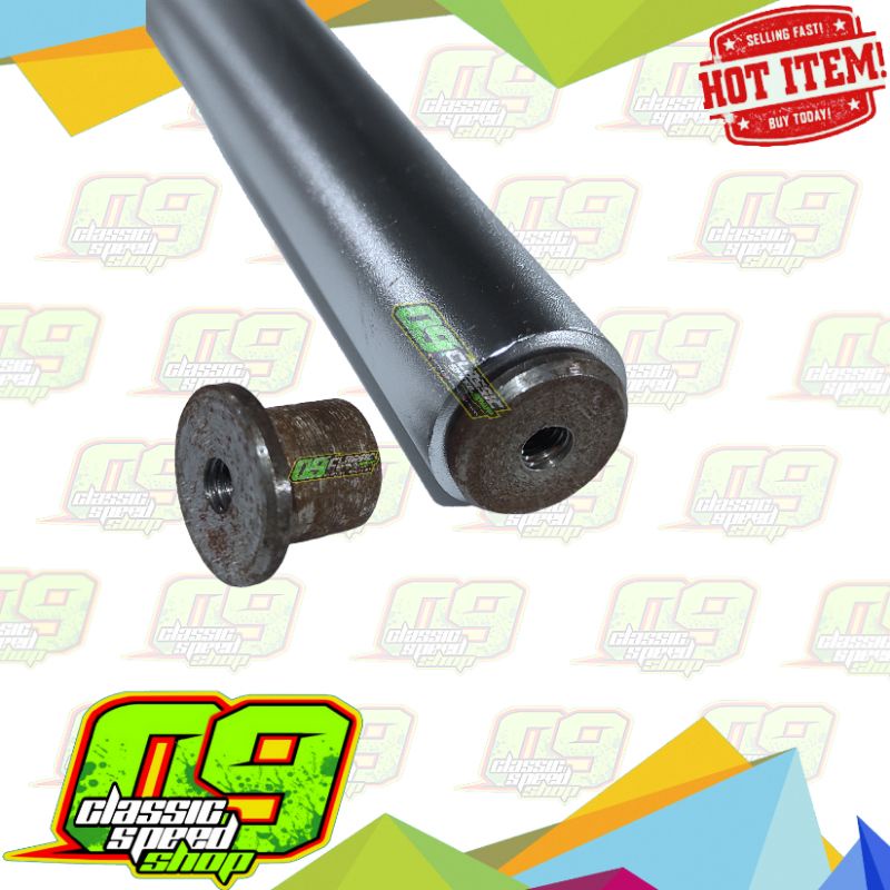 Adaptor Shok Drat Ulir Jalu Stang Stir Day Daytona Besi Set Kanan Kiri