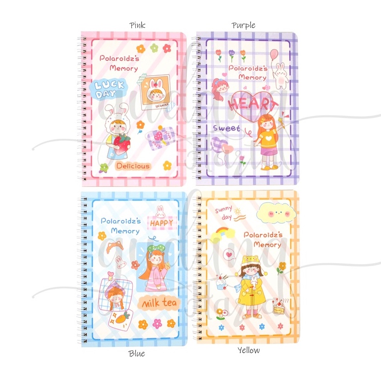 

GCC Notebook A5 Spiral Polaroid Memory Buku Tulis Motif Kamera GCC 308143