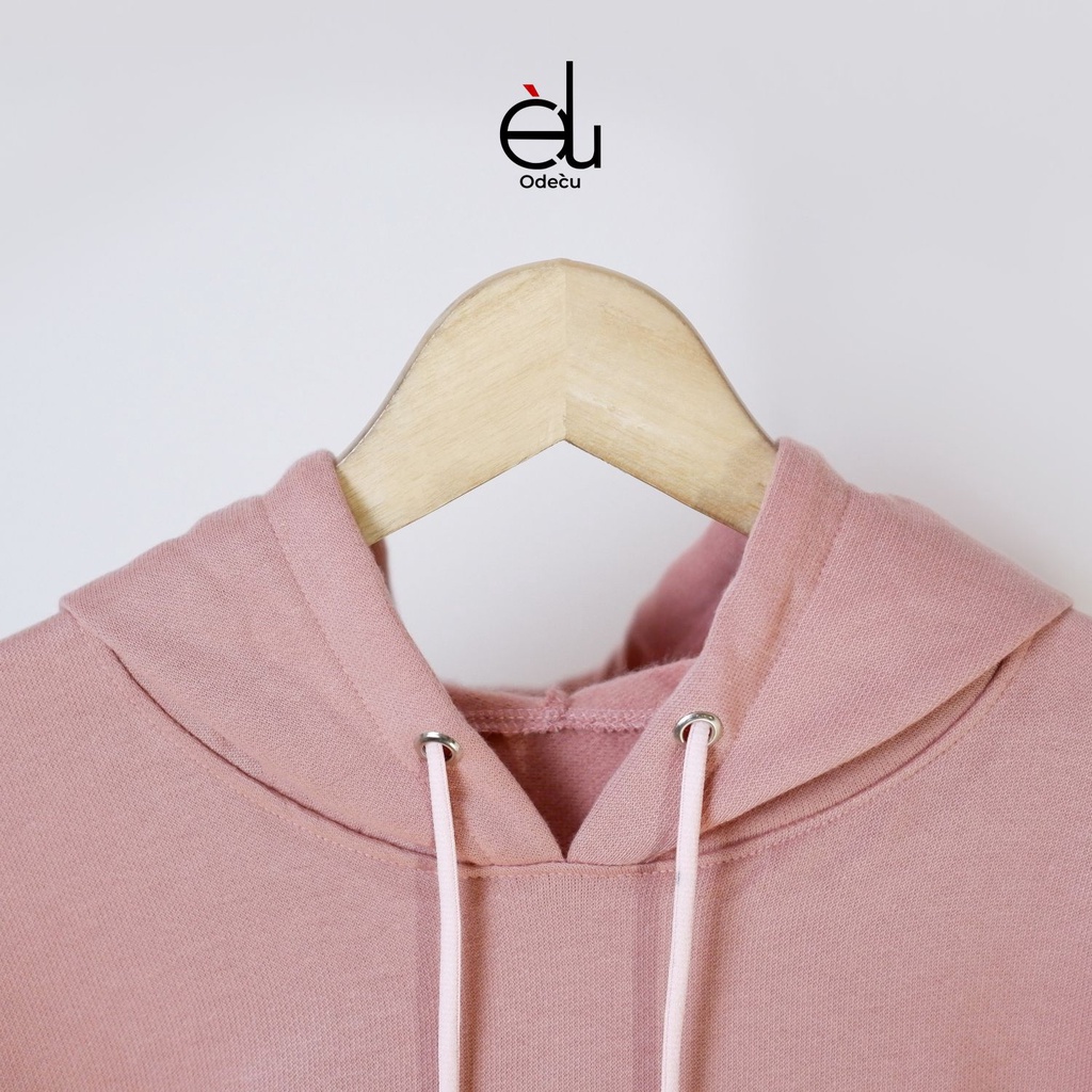 ODECU HOODIE DUSTY PINK SWEATER OVERSIZE WANITA PRIA