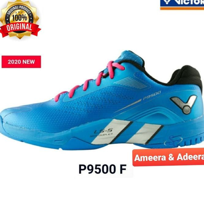 Terlaris Sepatu Badminton Victor Player P 9500 / P9500 F Blue