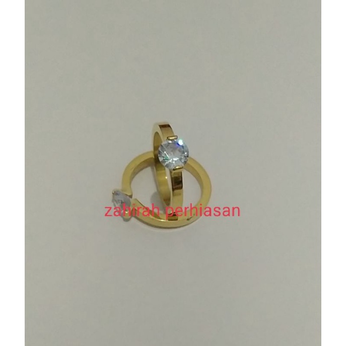 CINCIN WANITA COIN MATA SATU ANTI LUNTUR 880