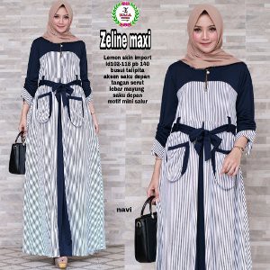 Zeline maxy - GAMIS WANITA-Dress Wanita