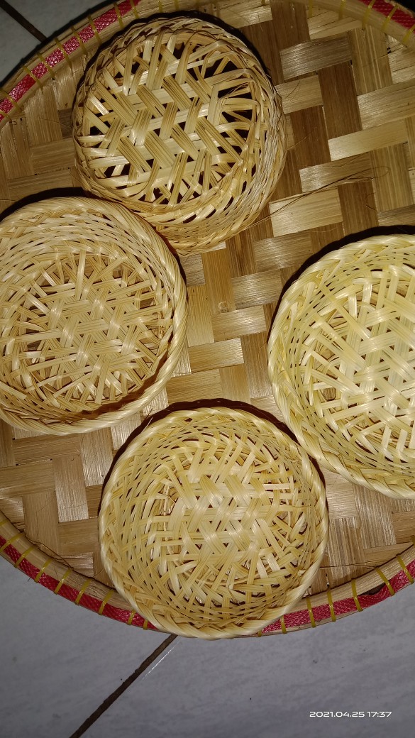 Keranjang Snack Bulat 15 Cm