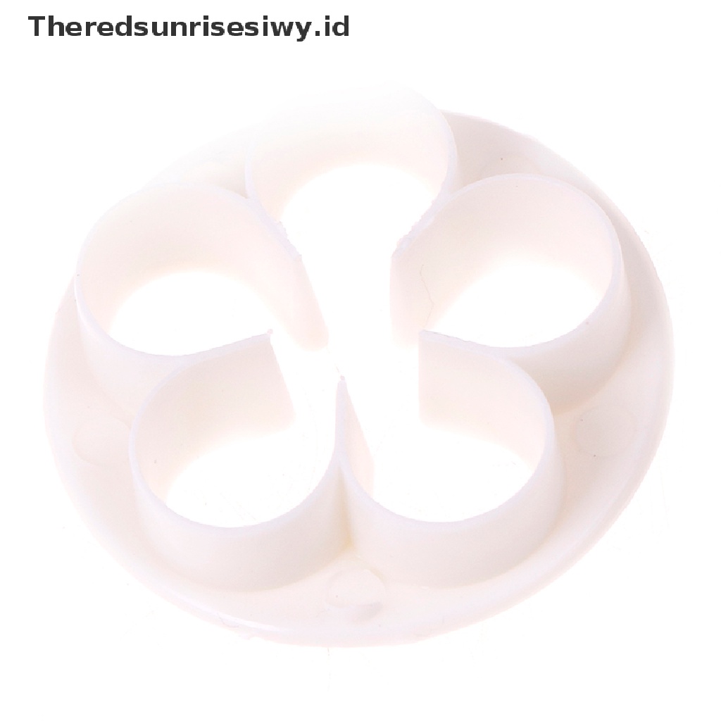 # Alat Rumah Tangga # 4pcs Cetakan Pemotong Adonan Kue Fondant Desain Bunga Rose Untuk Sugarcraft