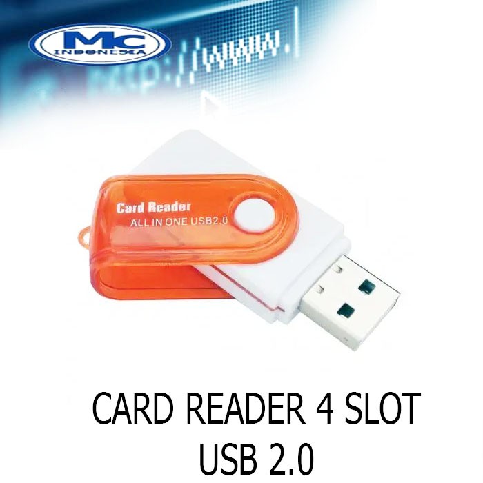 Card Reader 4 Slot USB 2.0