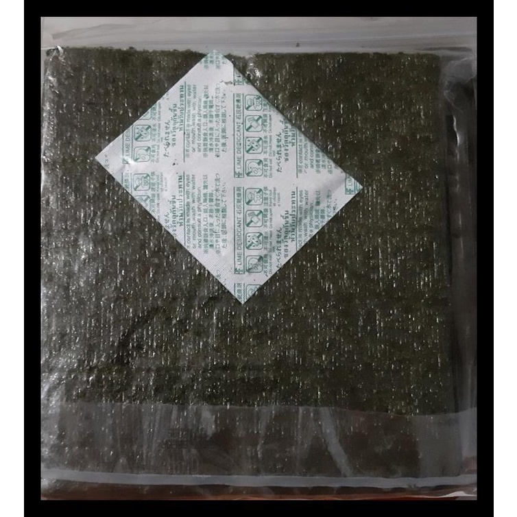 

SUSHI NORI / NORI / RUMPUT LAUT 50 SHEETS - FULL SIZE NICO-NICO BERKUALITAS