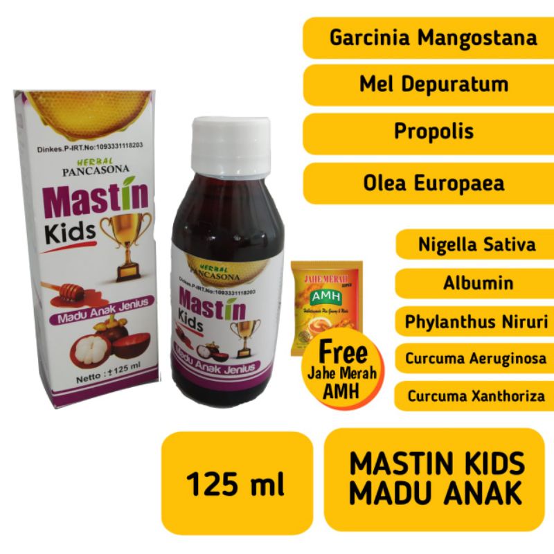 MADU GEMUK ANAK Mastin Kids + Madu Pintar Cerdas Anak Original
