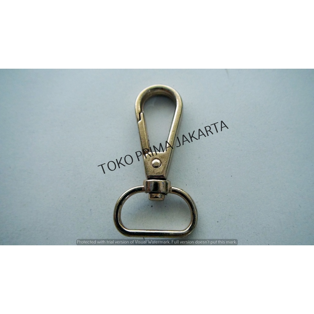 

AKSESORIS CANTELAN GANTUNGAN KOKOT KAITAN METAL BAG HOOK PENGAIT BESI 28-20 MAS MUDA