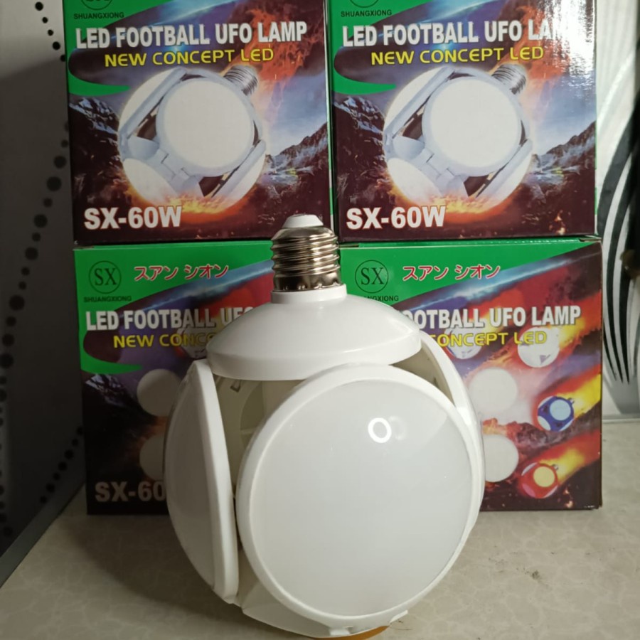 COD LAMPU LED FOOTBALL 5 SISI UFO LAMP SX-60W / LAMPU DRAGON BALL SX-60W / LAMPU 5 SISI SX-60 WATT