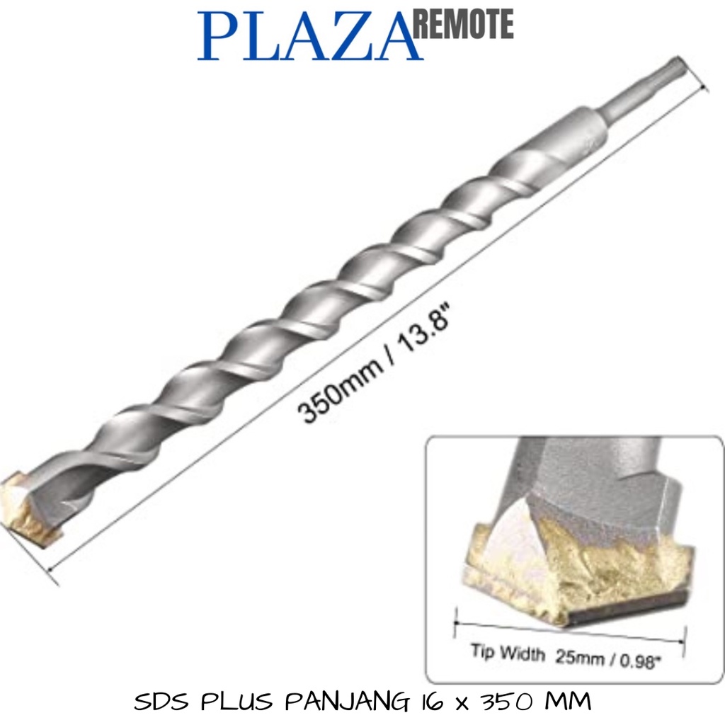 MATA BOR BETON SDS PLUS ELECTRIC HAMMER DRILLING BIT 16 X 350 MM