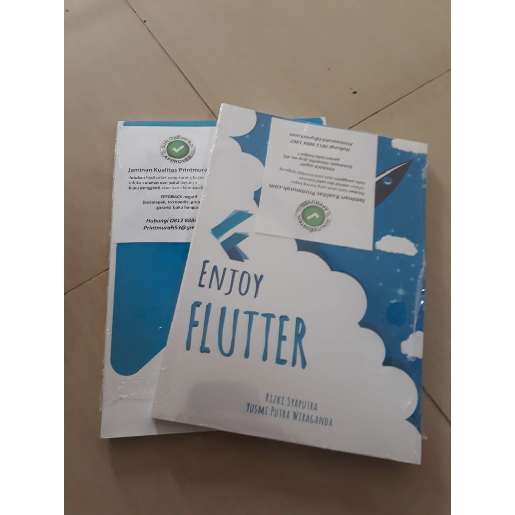 Paket Bundling Buku Flutter (Happy Flutter & Enjoy Flutter)