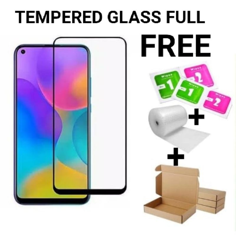 Tempered glass full oppo A15/A52/A53/A72/A83/A91/A92/Reno 2/2F/reno 3/reno 4/reno 4F/reno 5/reno 5F