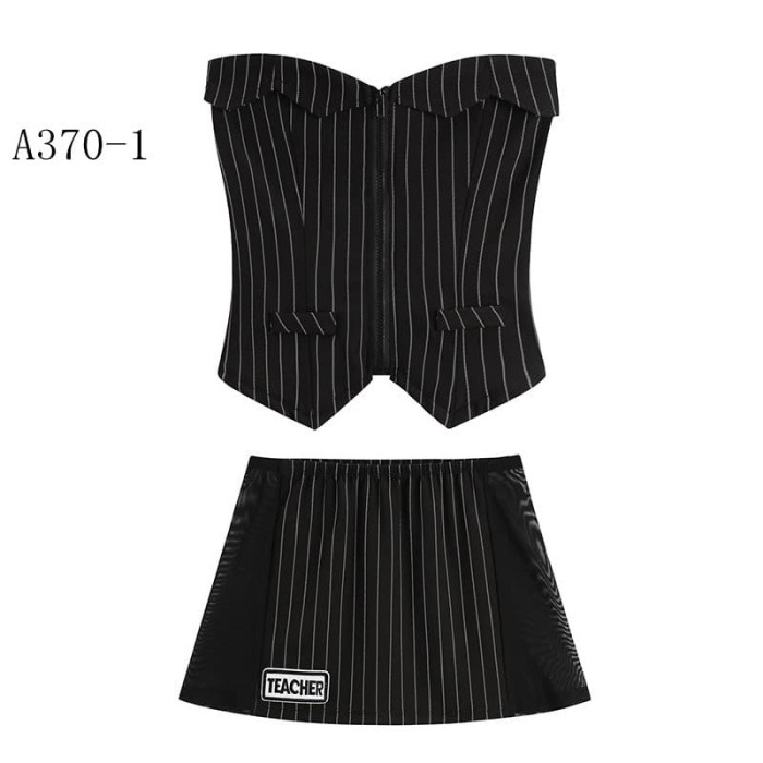 Baju Tidur - Sexy Lingerie Teacher Cosplay Seragam Sekretaris Guru Lingerie A370-1