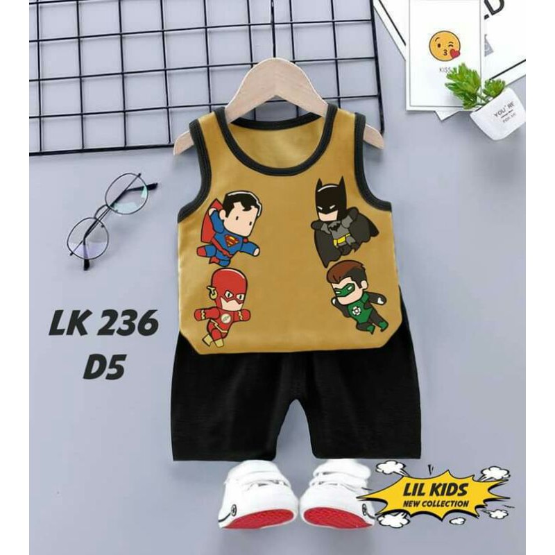 LK236 BAJU MAEN ANAK CWO (bahan kaos printing)