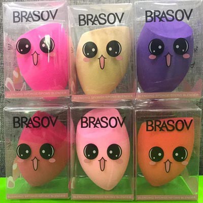 BRASOV Spons Make Up Model Egg Cut Contouring Blending Sponge Foundation Spon