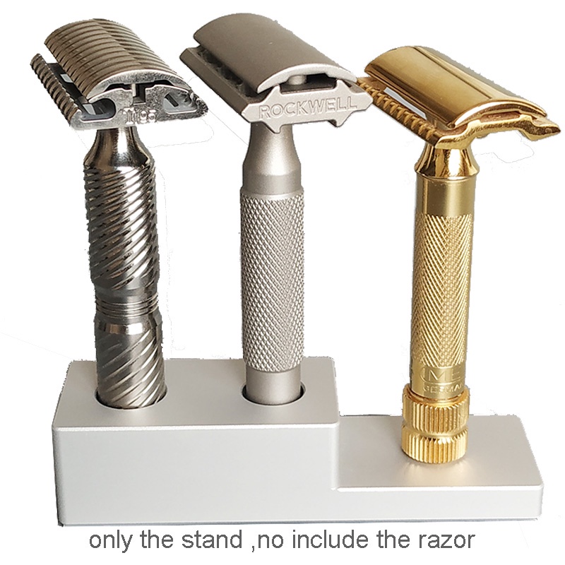 Dscosmetic alloy double edge safety razor standed safety razor holder