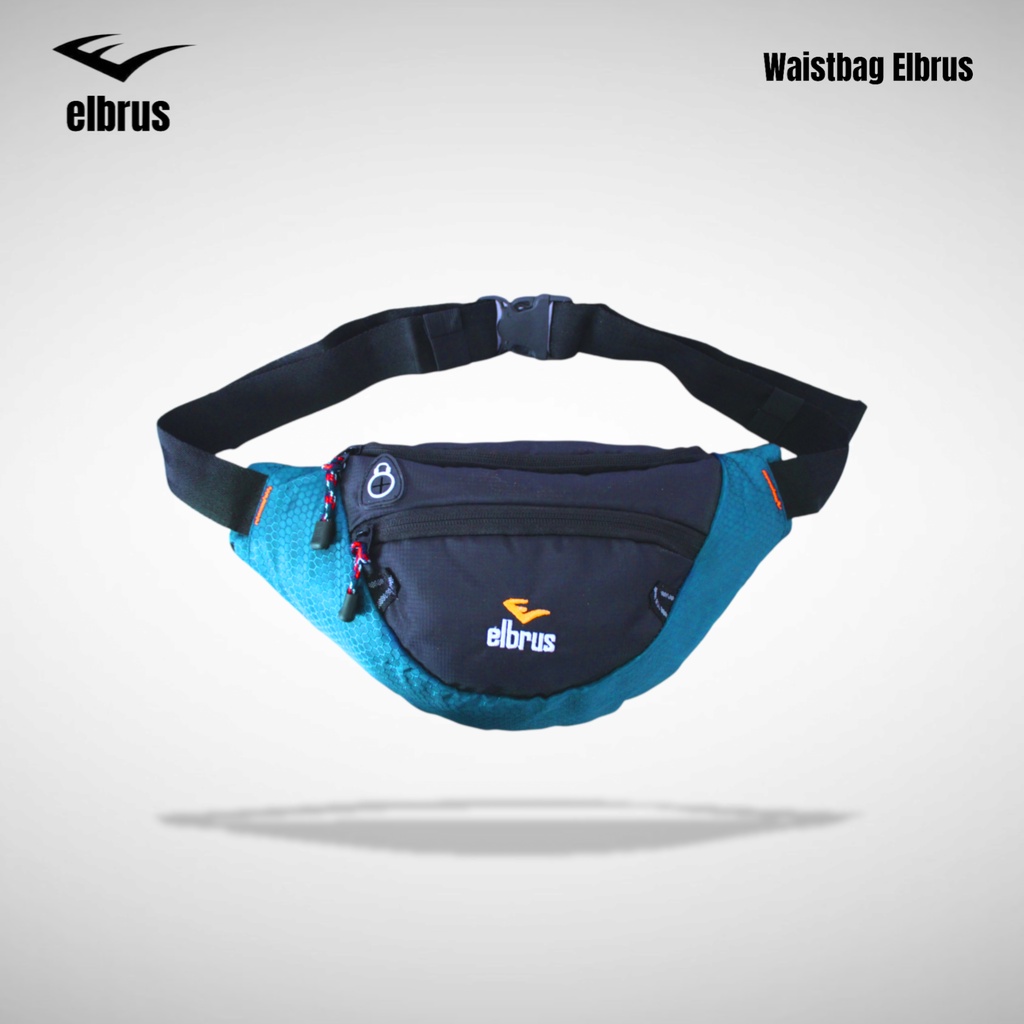 Tas Pinggang Pria Elbrus Premium - Waistbag Pria Headset Hole