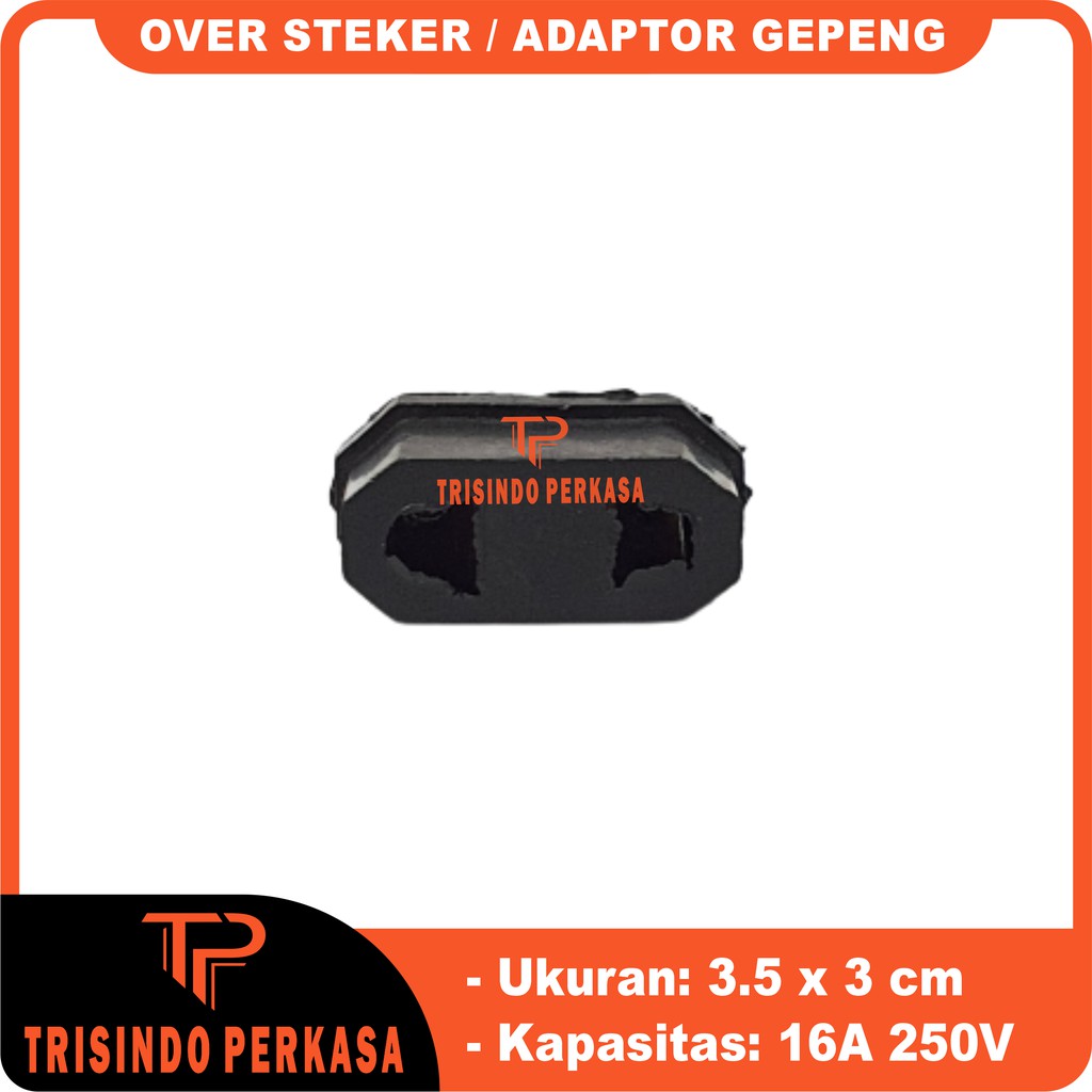 Over Steker / Steker Gepeng / Multi Plug Ke Bulat Adaptor Charger