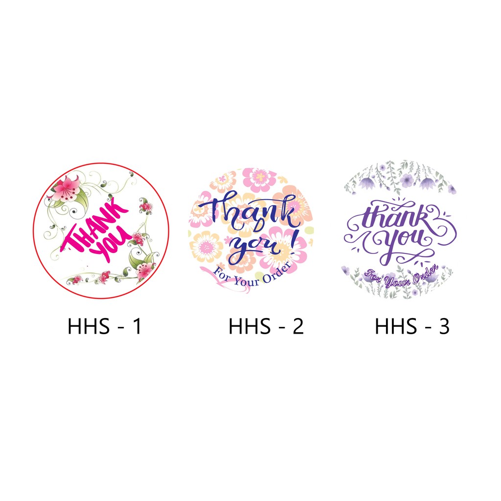 Jual Stiker Label Sticker Segel Thank You Harga Terjangkau Shopee Indonesia