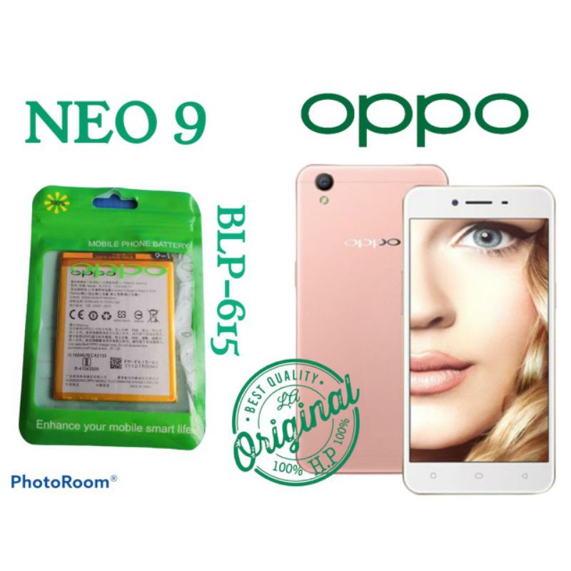 Baterai Batre Oppo Neo 9 / A37 / A37F BLP615 BLP-615 Original Battery Hp