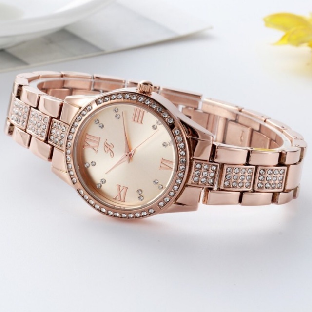 Jam Tangan Wanita Stainless Jims Honey 8120 Women Watch Import Branded / Jam Tangan Murah