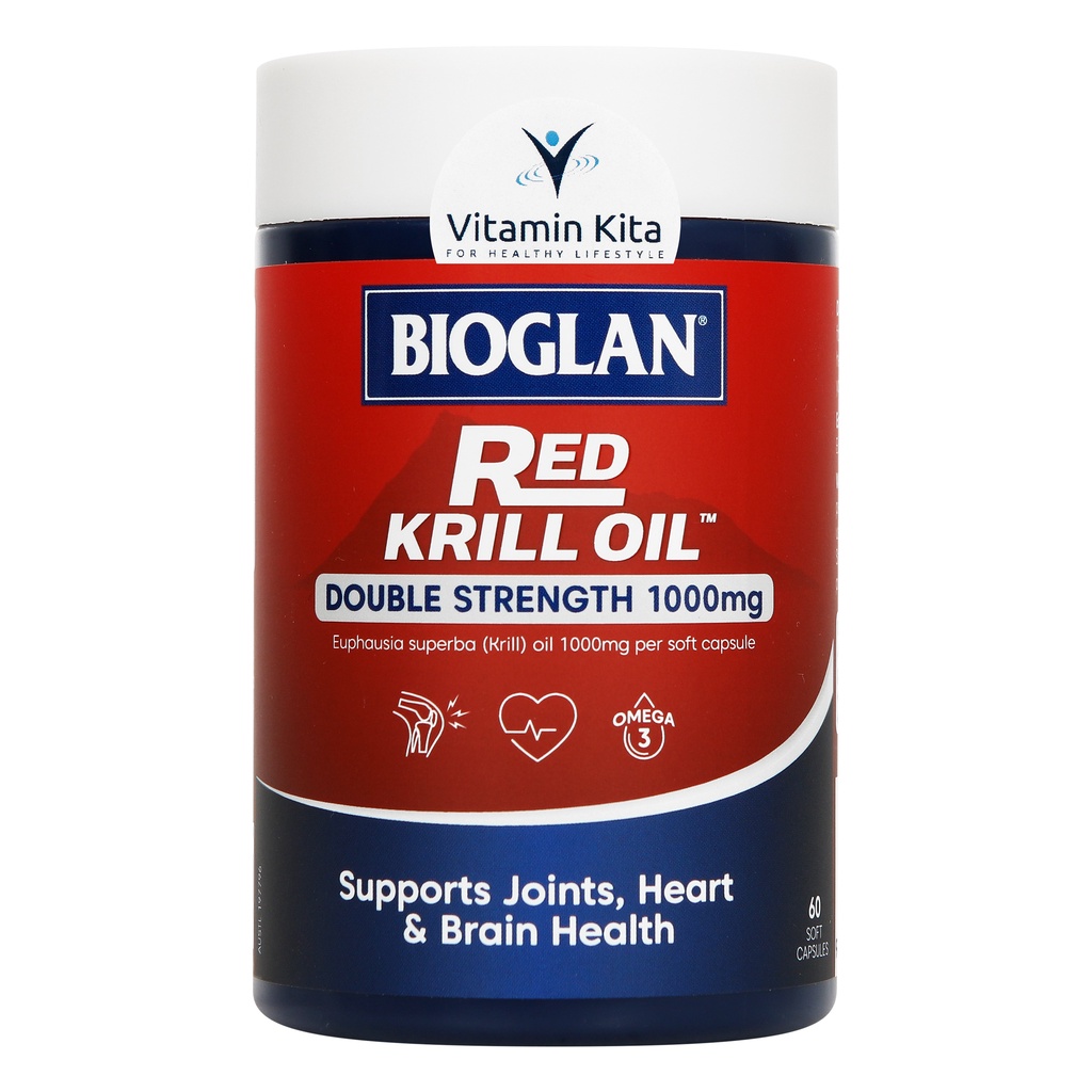 Bioglan Red Krill Oil Double Strength 1000mg (60s)