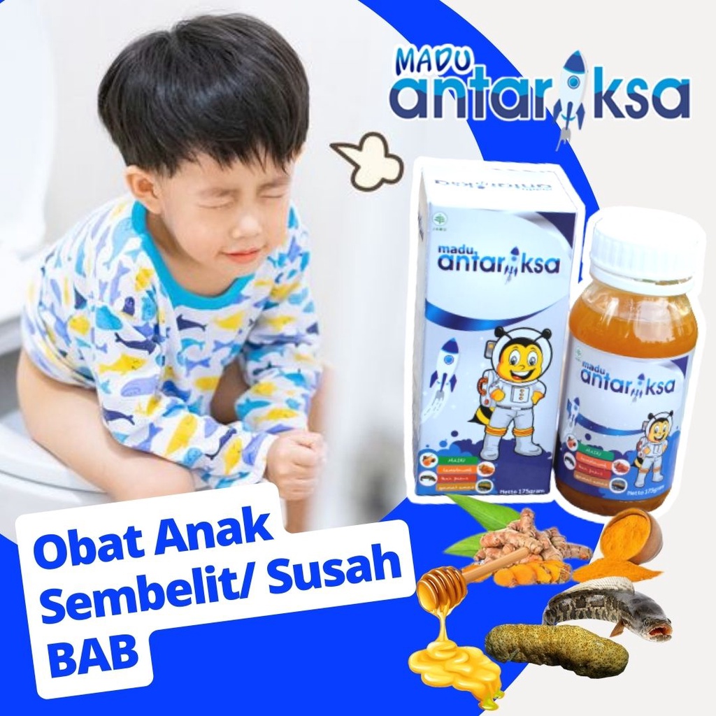 Obat Vitamin Anak Susah BAB dan Sembelit - Madu Antariksa