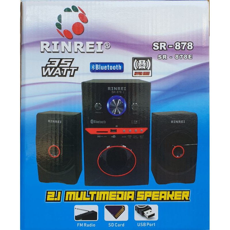 Speaker Bluetooth Rinrei SR878E Radio