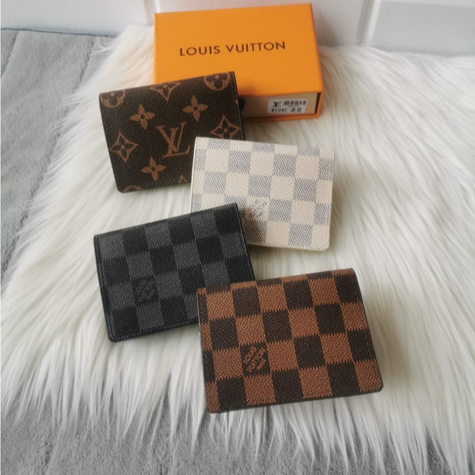 LV CARD BUSINESS HOLDER DOMPET KARTU WANITA SEMPREM 4 MOTIF Size : 10X7X2CM