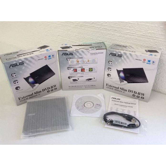 Promo Asus 8x External Slim Dvd Rw Drive Sdrw 08d2s U Lite Shopee Indonesia