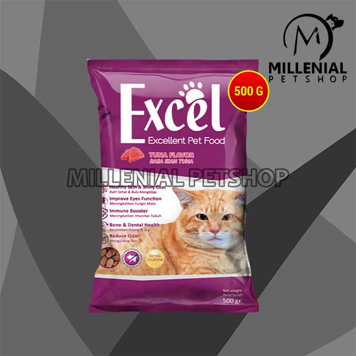 Makanan Kucing Excel Freshpack 500gr Excel donat Excel Ikan 500 gr