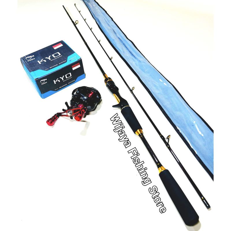 Set Joran BC Casting Oncak Baltic 180 dan Reel BC Fugu Kyo FREE PE