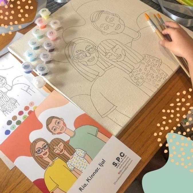 

Custom Painting 3 - 4 Characters - Paint By Number Kit