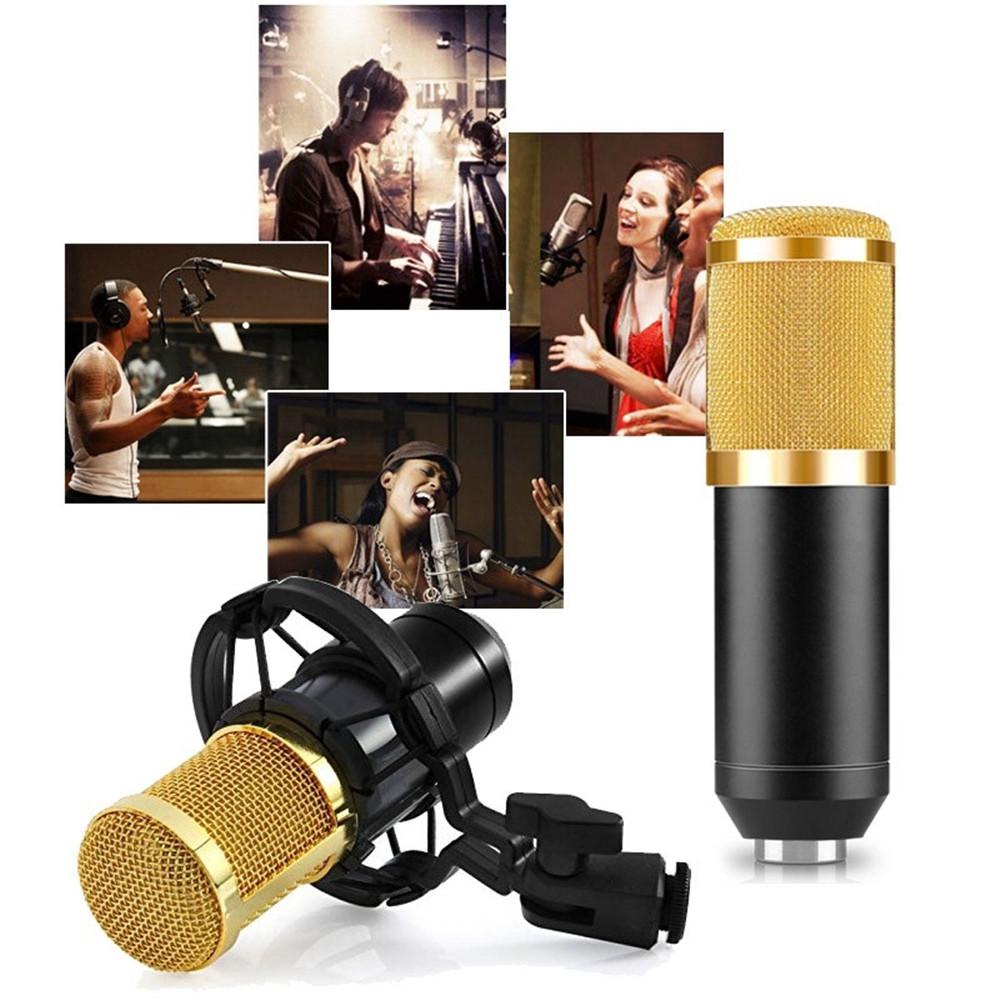 Microphone Studio Kit Profesional Condenser Broadcasting Recording Mic