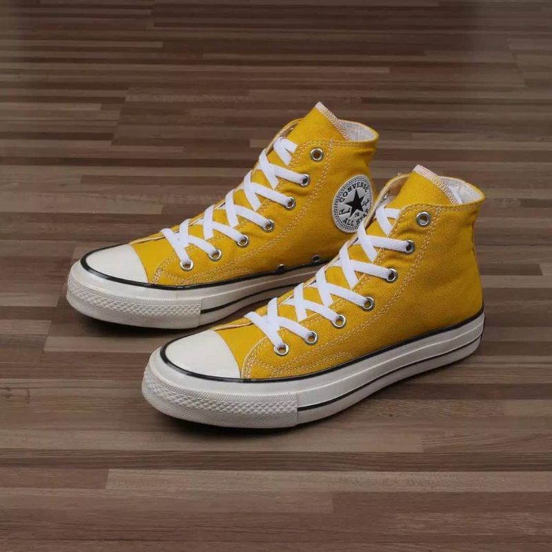 SEPATU IMPORT CONVERSE 70S Yellow Kuning HIGH PREMIUM QUALITY VIETNAM SNEAKERS PRIA WANITA CEWEK COWOK KADO HADIAH BERKUALITAS TERJANGKAU AWET