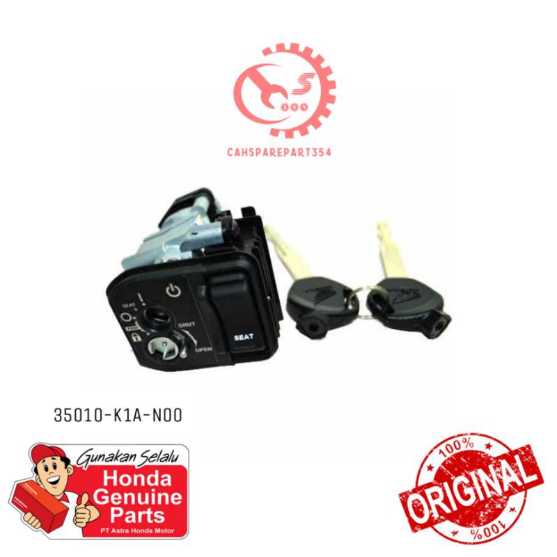 Kunci Kontak (Key Set) – BeAT K1A 35010K1AN00