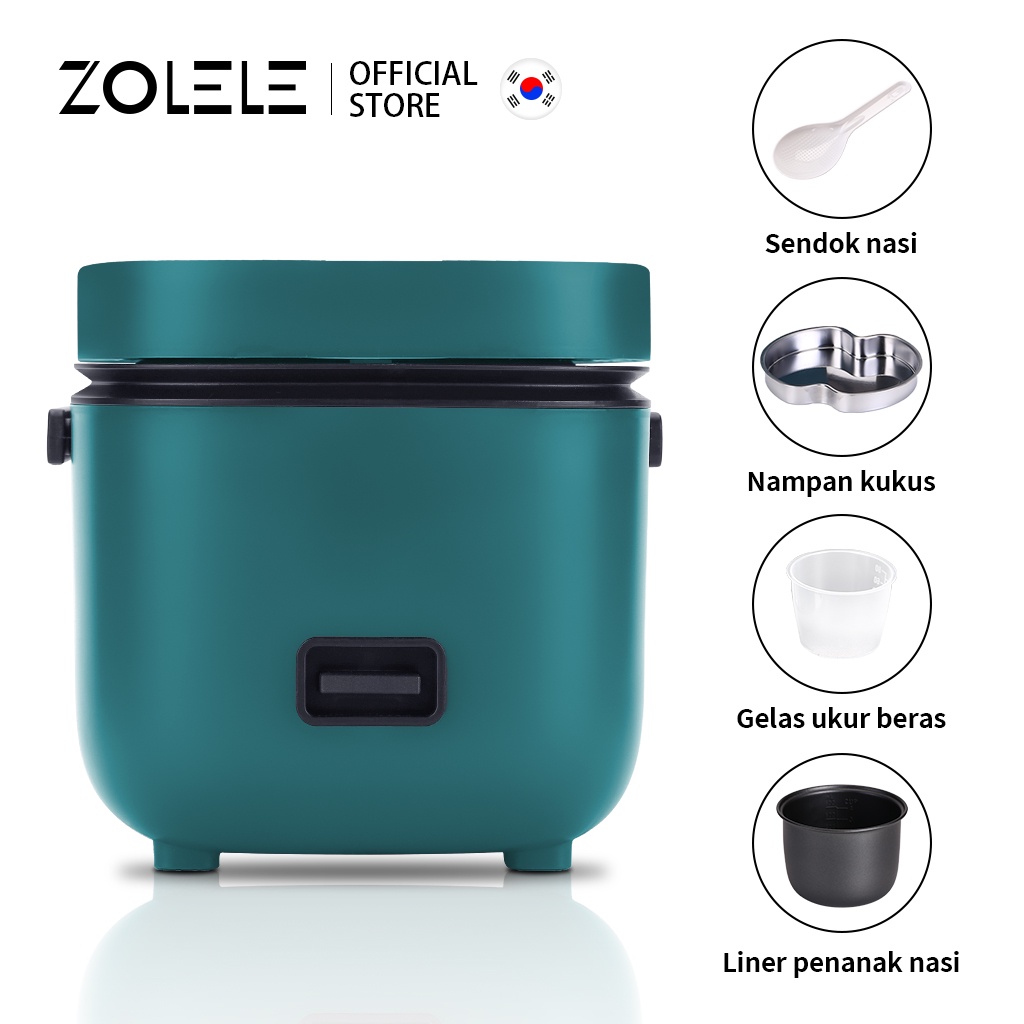 ZOLELE Rice Cooker Mini Penanak Nasi 1.2L Penanak Nasi Penanak Nasi Multi Cooker Kecil Magic Com