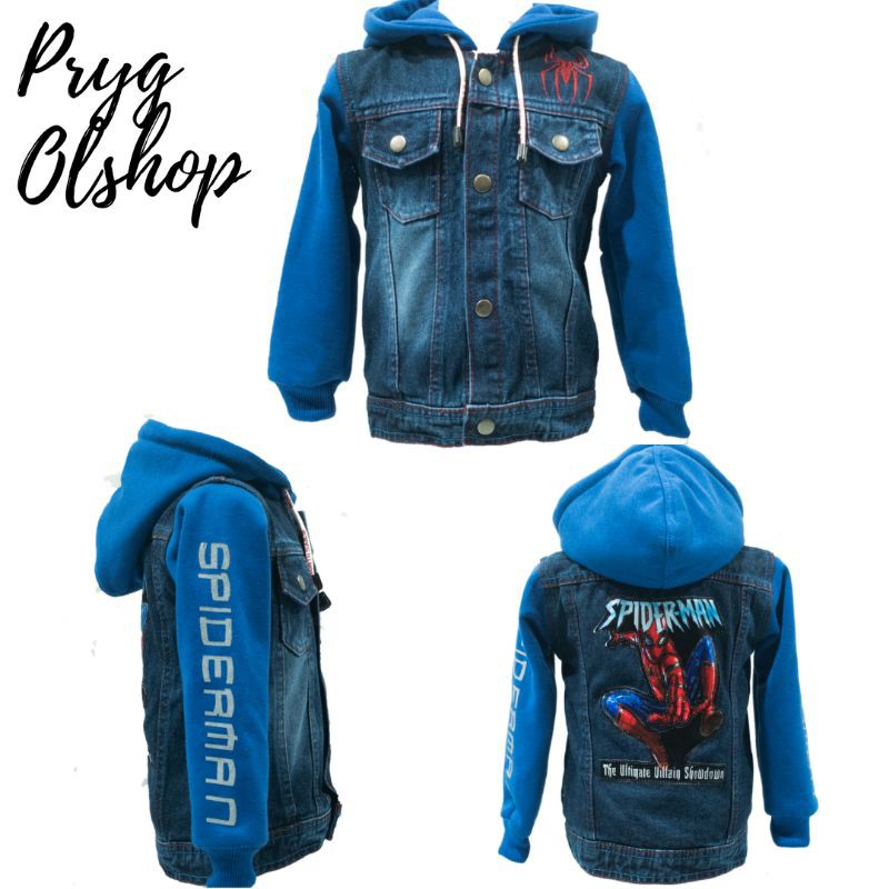 Jaket Sweater Hoodie Jeans Levis Anak Laki Laki Motif Karakter
