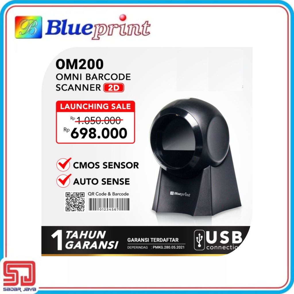 Blueprint OM 200 Omni Barcode Scanner