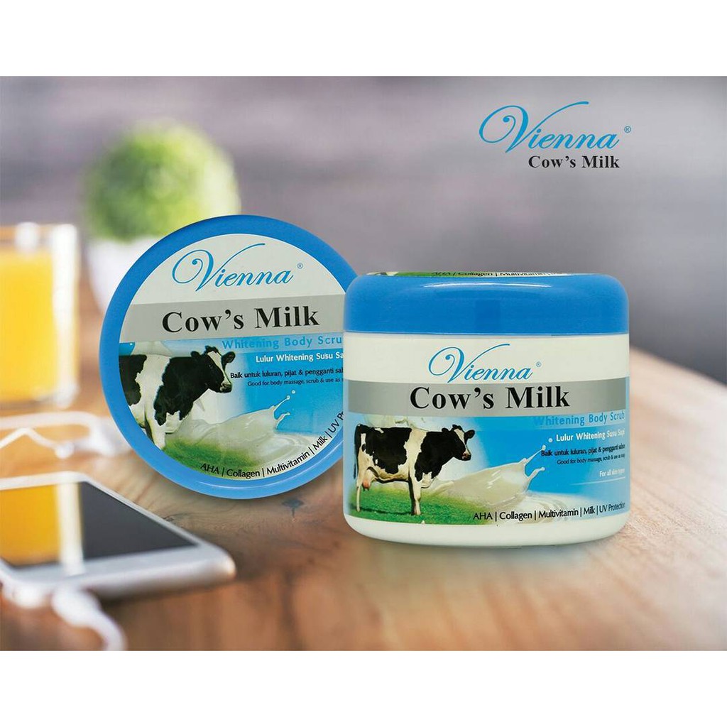 Vienna Body Scrub All Varian 250gr (Pouchh &amp; Pot)