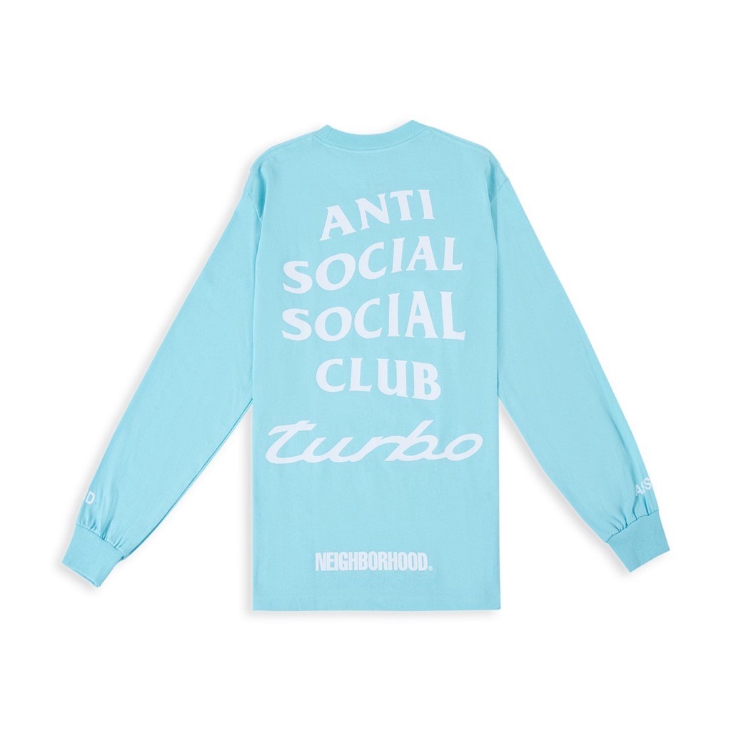 Yard Sale ASSC x Neighborhood 911 Long Sleeve Teal Tee