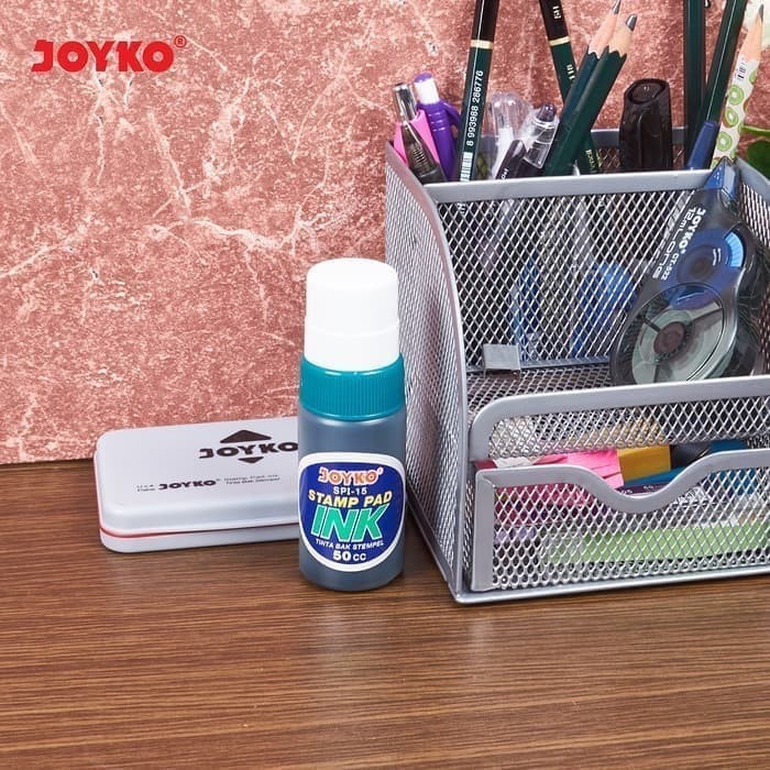 

Joyko Stamp Pad Ink Refill Isi Ulang Bak Tinta Stempel 50 cc Warna ORI