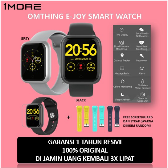 1MORE Omthing E-Joy Smart Watch Jam Pintar Water Resistance