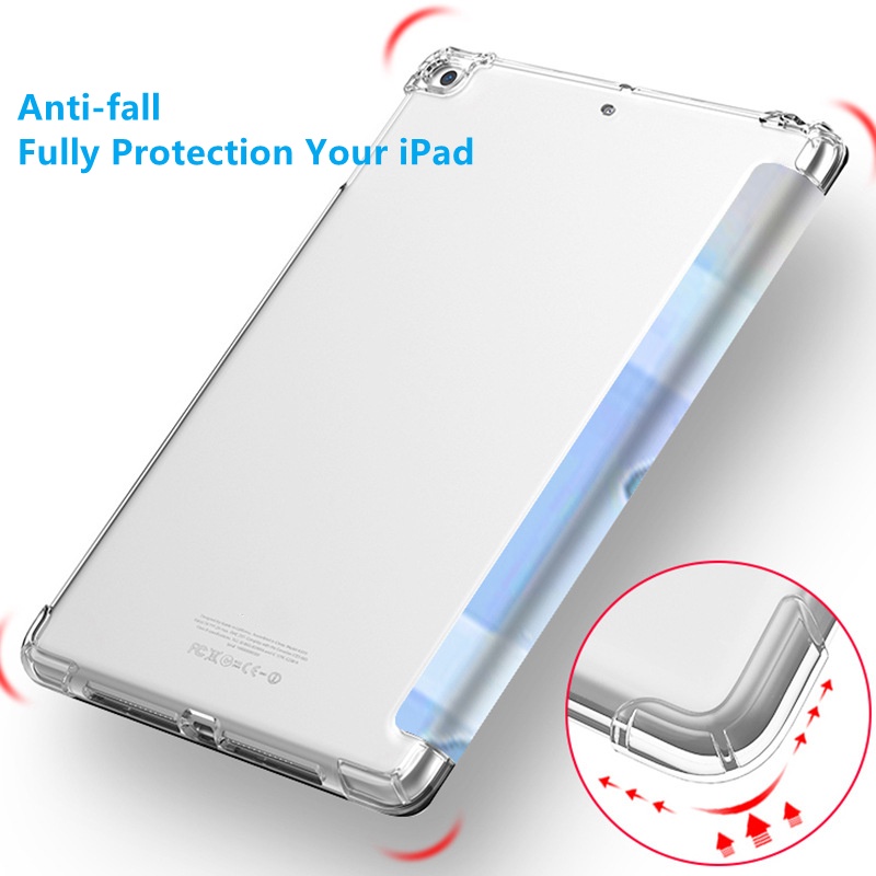 Case Dengan Holder Pensil Untuk iPad 2021 Pro 11 2019 2020 10.2 7 / 8th Generation 2018 9.7 5 / 6th Mini 4 5 Air 4 10.5 10.9 A268