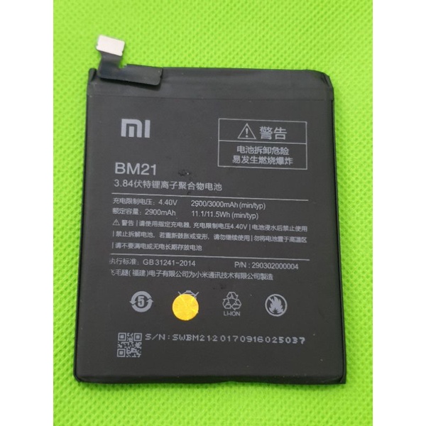 BATRAI ORIGINAL REDMI MI NOTE BAMBU BM21 NEW ORI BUKAN NEW KW