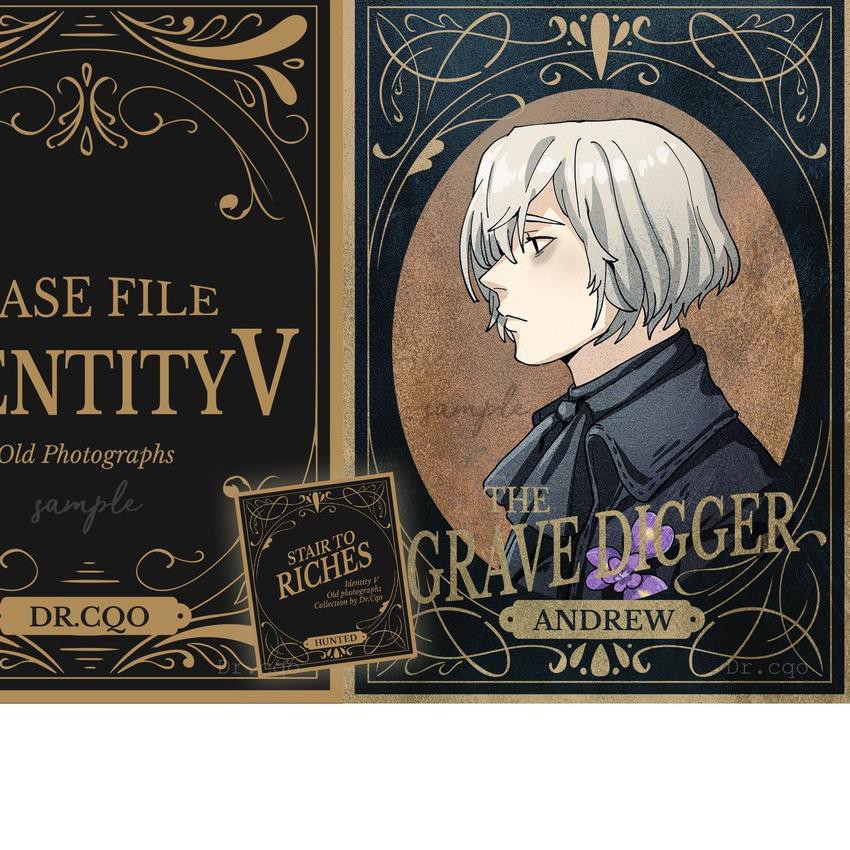 

(QN89D) Tren .Identity V Vintage A6 print satuan.,..,
