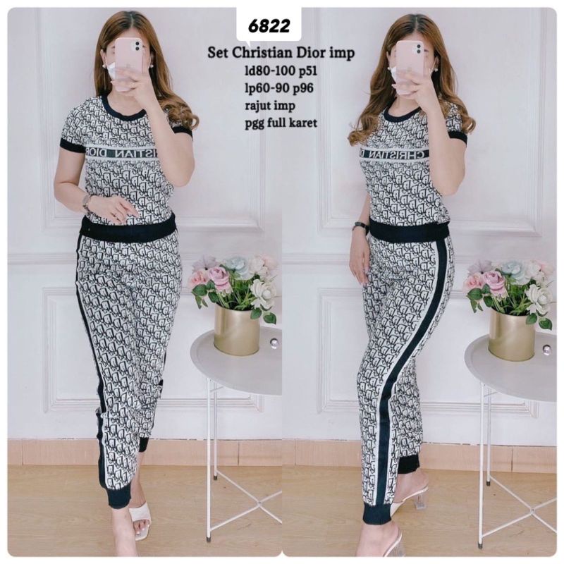 Stelan rajut dior 6822