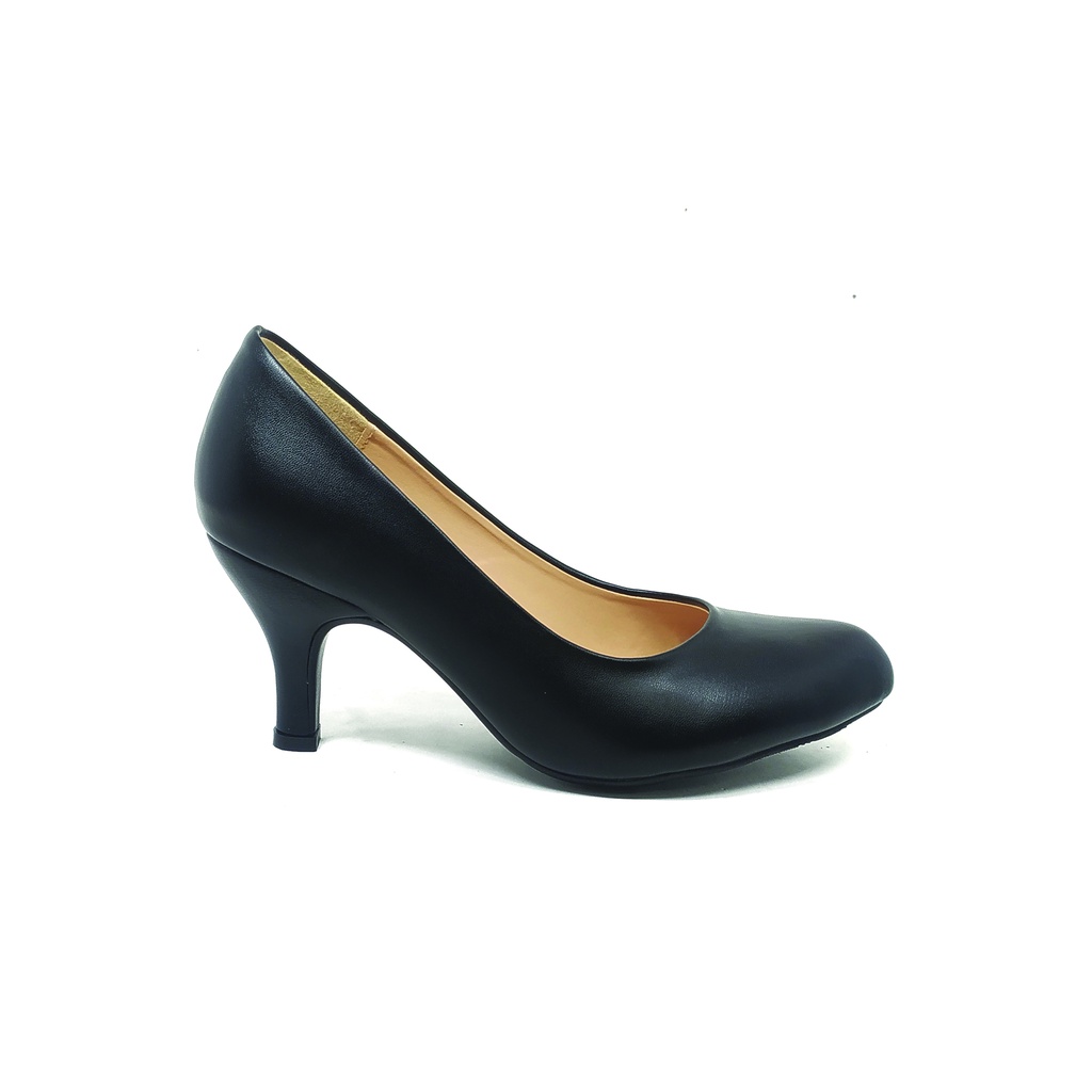 Workswell Sepatu kerja wanita Medium Heels 7cm  Duta 2 Hitam Dove